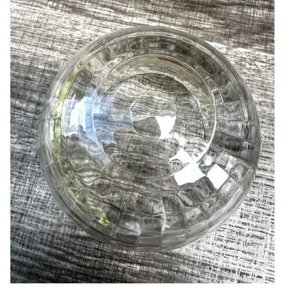 Vetri Delle Venezie Style Stunning Design Clear 5.5" Salad/Dessert Bowls-Set 8 - Picture 8 of 9